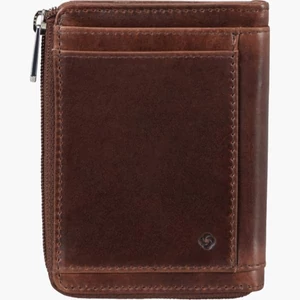 Samsonite pénztárca Veggy SLG 722 - 8Cc H S+ 2 Guss Zip 144483/1251-Dark Brown