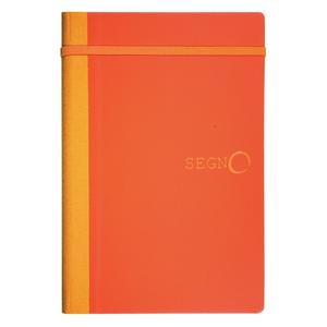 Jegyzetfüzet notes Segno vonalas 9,5x13,5 cm Narancs
