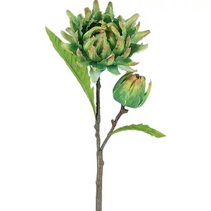 Selyemvirág művirág 73cm cynara zöld 15x19x73cm articsóka DST5 élethű