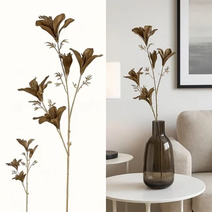 Selyemvirág - művirág bronz d Bauhinia S brown bronzbarna SDDST53 prémium kategóriás virág
