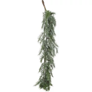 Selyemvirág művirág girland Cedrus glauca girland 130x36x13cm DST