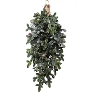 Selyemvirág művirág Festoon Abies Nordmanniana zöld 70x31x62cm DST