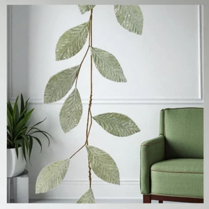Selyemvirág - művirág girland2 Menza zöld 0.5cmx10cmx120cm sdkae
