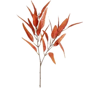 Selyemvirág - művirág Művészi ág Salix barna 84x20x8cm DST25