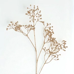 Selyemvirág - művirág Művészi virág Ilex Verticillata rózsaszí 77x12x8,5cm DST25