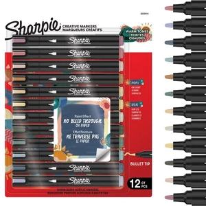 Sharpie Kreatívmarker készlet, melegszín akril / 12 darabos 2223316