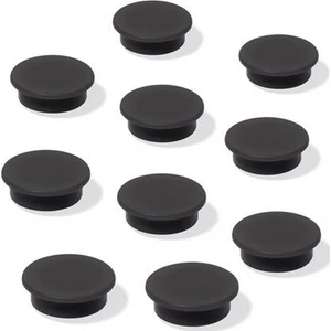 Táblamágnes 25mm Sigel fekete mágneses táblához 10db-os fekete Prezentáció SIGEL MU196