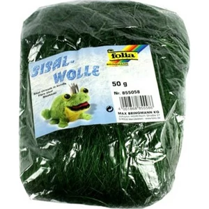 Sisal Folia gyapjú 50g fenyő zöld 