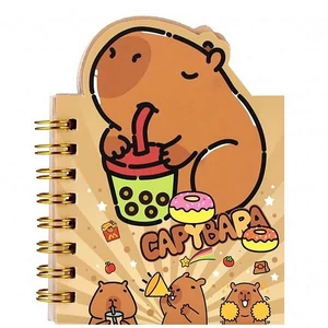 Spirál füzet A7 CAPY BARA 65x71mm 7231