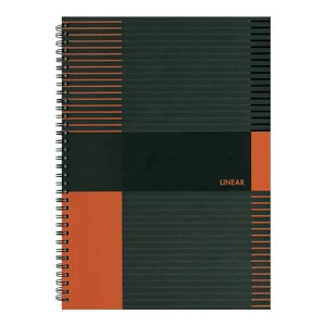 Spirálfüzet A4 marker Linear kockás 80lap iskolaszezonos termék