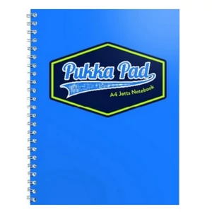 Spirálfüzet A4 Pukka Pad Jotta Pad Vision, 200 oldalas vonalas, karton borító, kék