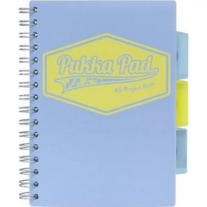 Spirálfüzet A5 Pukka Pad pasztell Project Book 100lap vonalas Irodai füzet Pukka Pad 8631-PST