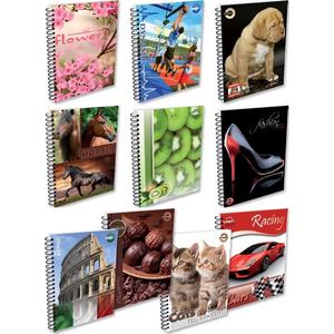 Spirálfüzet A5 vonalas T-Creativ 70lapos mintás vegyes mintával