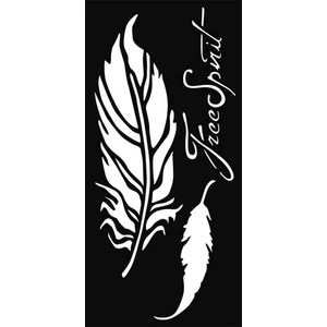 Stencil 12x25cm 0, 5mm tollak KSTDL07