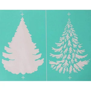 Stencil sablon 215x275mm fenyő