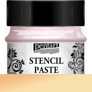 Stencilező paszta 50ml gyöngyház barack