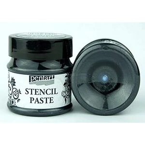 Stencilező paszta metál 50ml Pentart fekete gyémánt