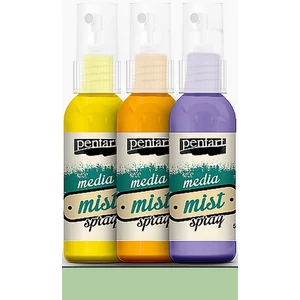 Stencilező permetfesték 50ml Pentart Media spray - gyöngy zöld