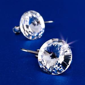 Swarovski fülbevaló Hölgyeknek 1 kristályos, natúr fehér, 8mm MADE WITH SWAROVSKI ELEMENTS