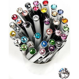 Swarovski toll E. fehér testű Fehér Kristály Gravírozható Made With Swarovski Elements
