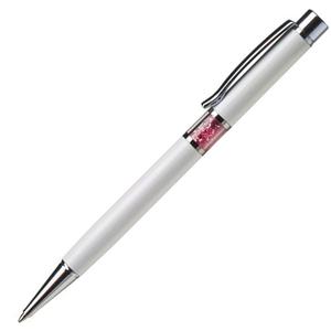 Swarovski toll fehér testű 20 Középen Pink Kristály Tölt. Gravírozható Made With Swarovski Elements