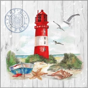 Szalvéta 25x25cm Lighthouse 20db-os