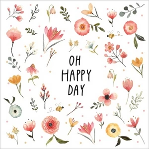 Szalvéta 25x25cm Oh Happy Day 20db-os