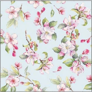 Szalvéta 25x25cm Spring blossom blue 20db-os