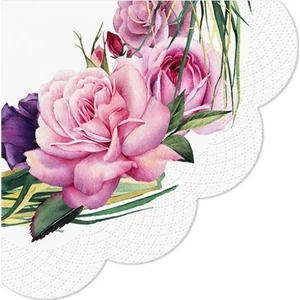 Szalvéta 32cm Gorgeous Wreath 12 db-os 