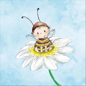 Szalvéta 33x33cm Bee child 20db-os