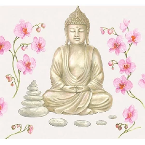 Szalvéta 33x33cm Buddha 20db-os