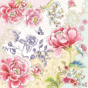Szalvéta 33x33cm Chinoiserie,20db-os