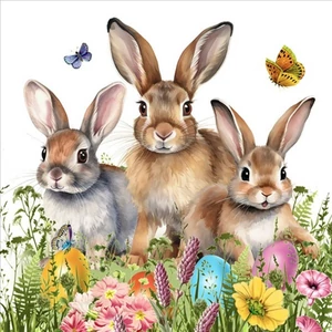 Szalvéta 33x33cm Easter Hello 20db-os