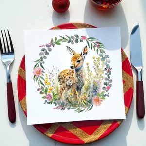 Szalvéta 33x33cm Fawn 20db-os