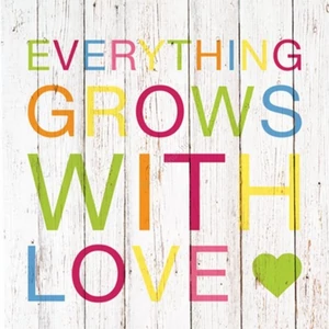 Szalvéta 33x33cm Grows With Love 20db-os