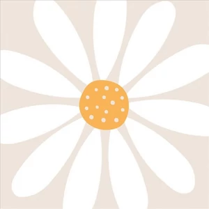 Szalvéta 33x33cm Happy Flower 20db-os