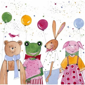 Szalvéta 33x33cm Kid Party 20db-os