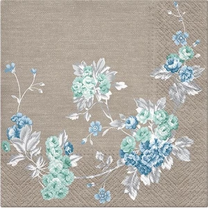 Szalvéta 33x33cm Peaceful garden 20 db-os 