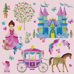 Szalvéta 33x33cm Princess 20db-os