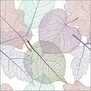 Szalvéta 33x33cm Skeleton Leaves 20db-os