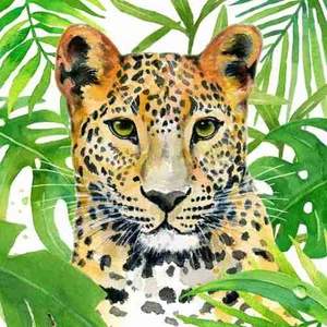 Szalvéta 33x33cm Tropical Leo 20db-os
