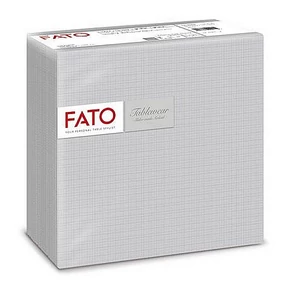 Szalvéta 45661 hajtogatott 40x40cm FATO Airlaid Shade ezüst