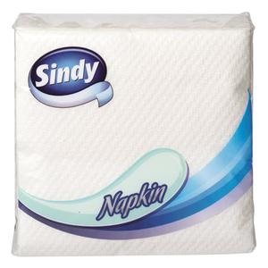 Szalvéta 33x33cm Sindy 45lapos, fehér KHHVP38