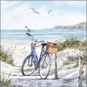 Szalvéta Ambiante Bike at the Beach papírszalvéta 25x25cm,15db-os