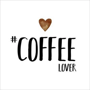 Szalvéta Ambiante Coffee Lover papírszalvéta 33x33cm,20db-os