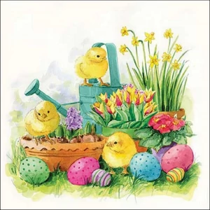 Szalvéta Ambiante Curious chicks papírszalvéta 33x33cm,20db-os