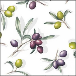 Szalvéta Ambiante Delicious olives papírszalvéta 25x25cm,15db-os