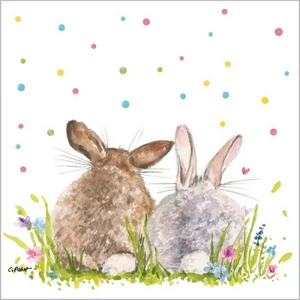 Szalvéta Ambiante Easter Party papírszalvéta 33x33cm,20db-os