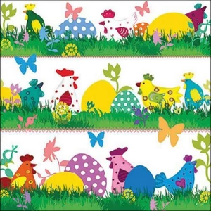 Szalvéta Ambiante Funny chicks papírszalvéta 33x33cm,20db-os