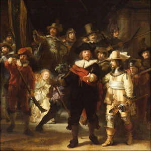 Szalvéta Ambiante Night Watch papírszalvéta 33x33cm,20db-os